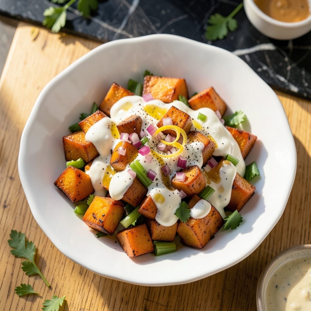 Sweet Potato Salad Recipe With Greek Yogurt: Creamy Tang With Roasted Sweetness