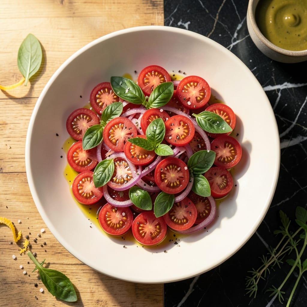 Cherry Tomato Salad Recipe Basil: Bursting With Fresh Garden Flavors