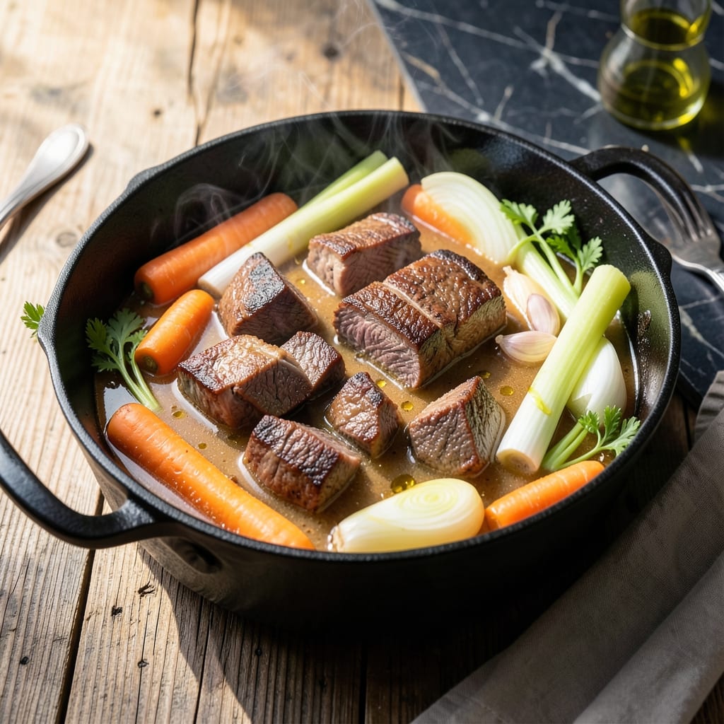 Italian Pot-Au-Feu Recipe Cooking Method: Traditional French-Italian Simmered Comfort Italian Pot-Au-Feu Recipe Cooking Method: Traditional French-Italian Simmered Comfort