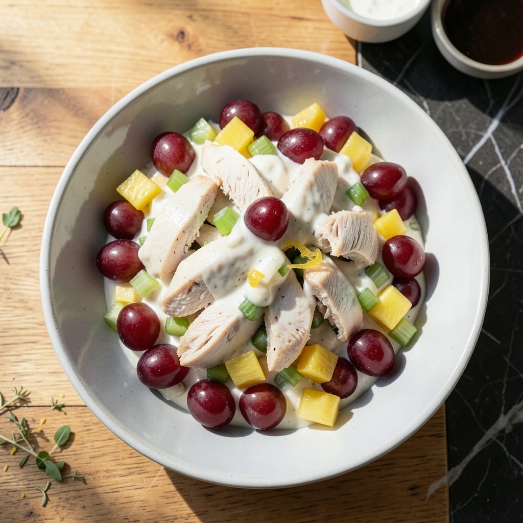 Chicken Salad Recipe With Grapes And Pineapple: Sweet and Tangy Lunch Delight