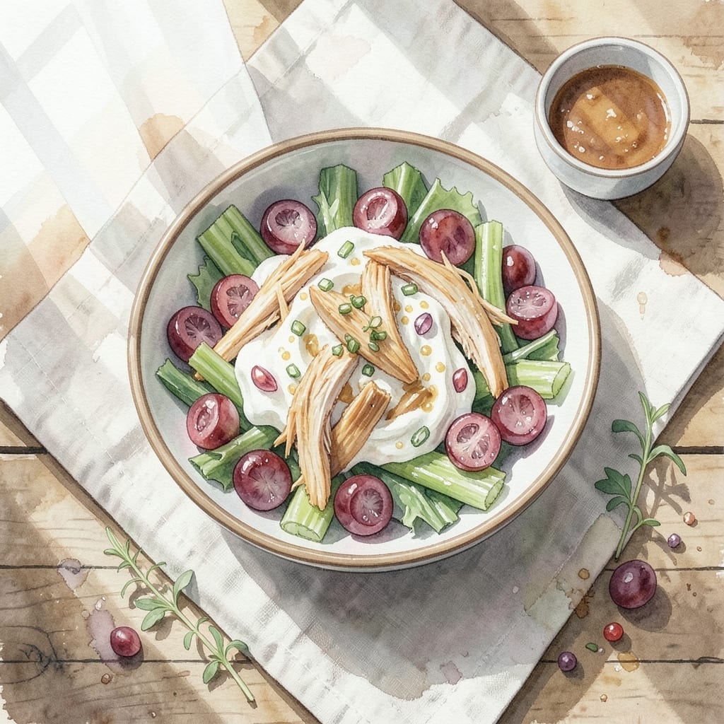 Low Fat Chicken Salad Recipe With Grapes: Light Creamy Crunch With Sweet Bursts