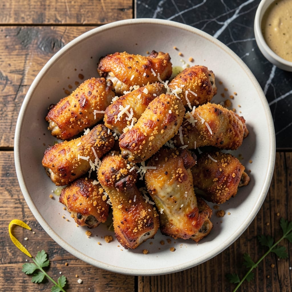 Parmesan Chicken Wings Recipe Baked: Crispy Cheese Crust Without the Fryer Parmesan Chicken Wings Recipe Baked: Crispy Cheese Crust Without the Fryer