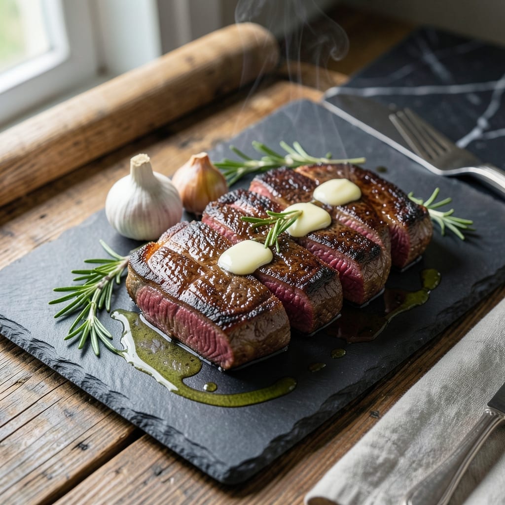 New York Steak Recipe Oven: Butter-Basted Juiciness With Herb Crust