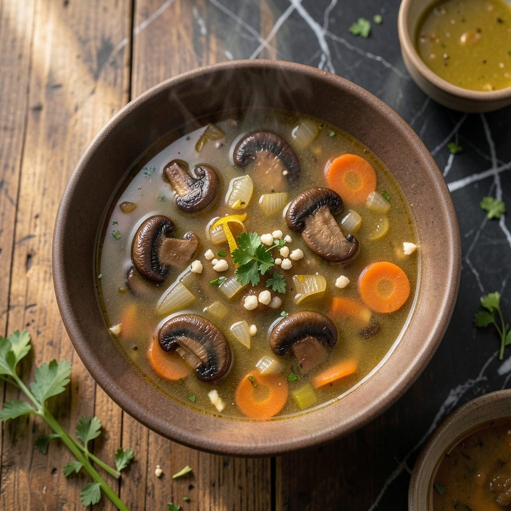 Dried Mushroom Soup Recipe Healthy: Umami-Rich Comfort in a Bowl