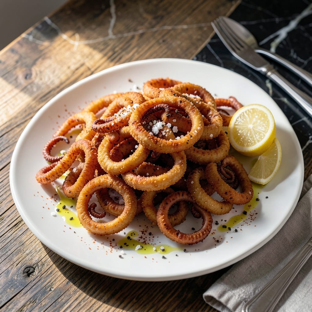 Fried Calamari Recipe Italian Style: Crispy Rings With Lemon Aioli