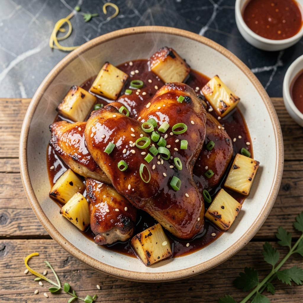 Hawaiian BBQ Chicken Recipe Oven: Pineapple-Glazed Sweetness in 45 Minutes Hawaiian BBQ Chicken Recipe Oven: Pineapple-Glazed Sweetness in 45 Minutes