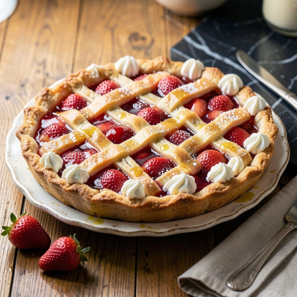Strawberry Pie Recipe With Jello: Glazed Berry Layers in a Flaky Crust