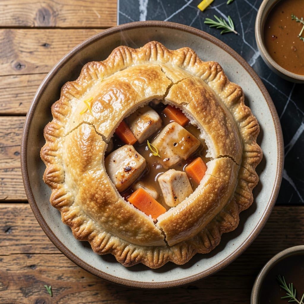 Chicken Pot Pie Recipe Without Dairy: Flaky Crust With Hearty Filling Chicken Pot Pie Recipe Without Dairy: Flaky Crust With Hearty Filling