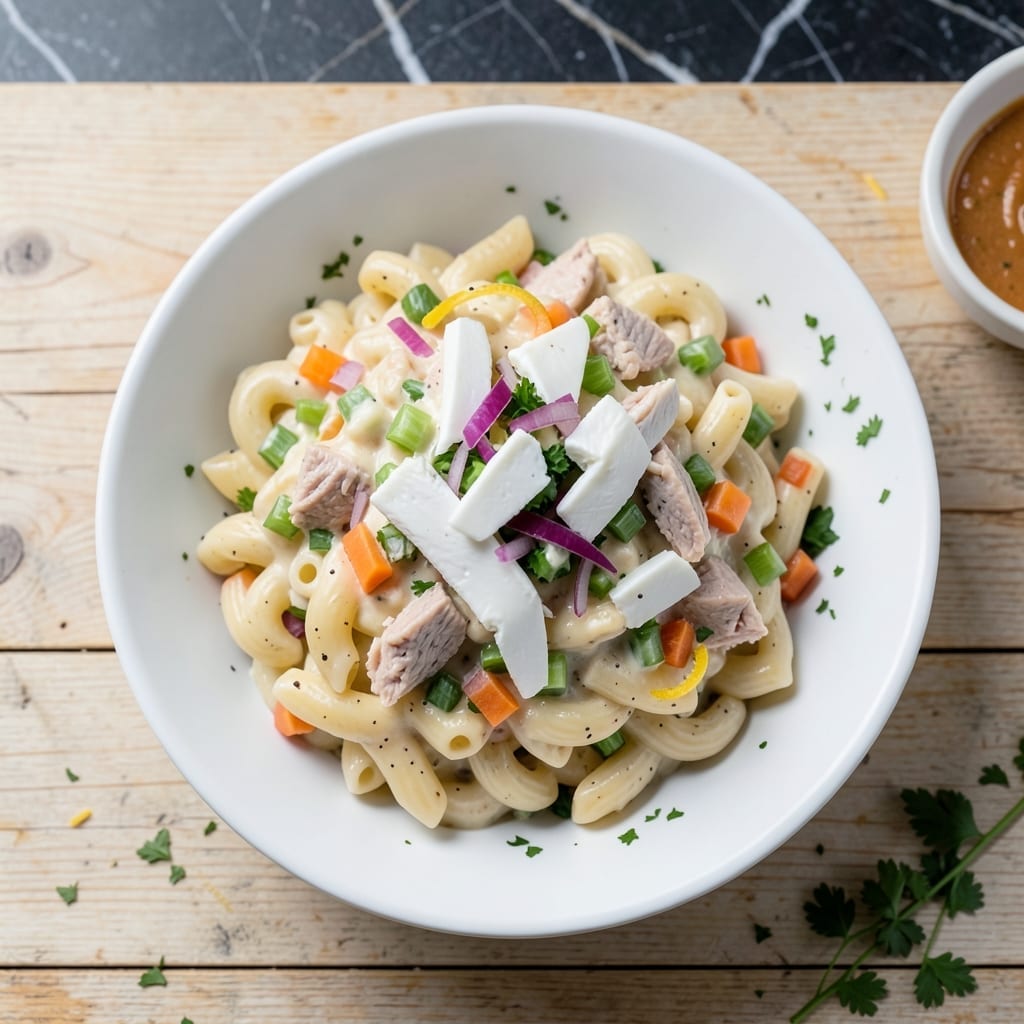 L&L Macaroni Salad Recipe Tuna: Hawaiian-Style Creamy Noodles with Flaky Fish
