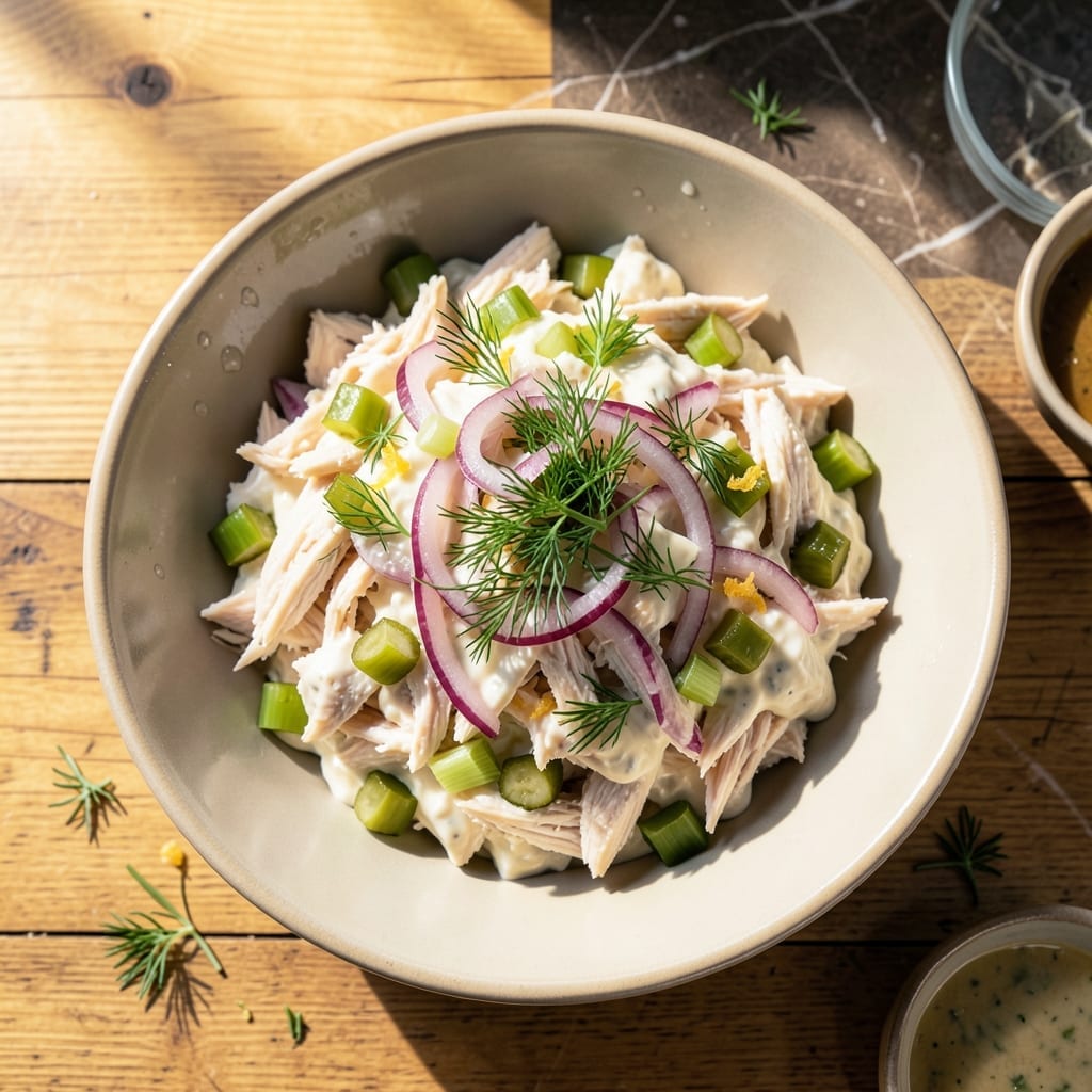 Chicken Salad Recipe With Pickles: Southern-Style Creamy Tang With Crunch