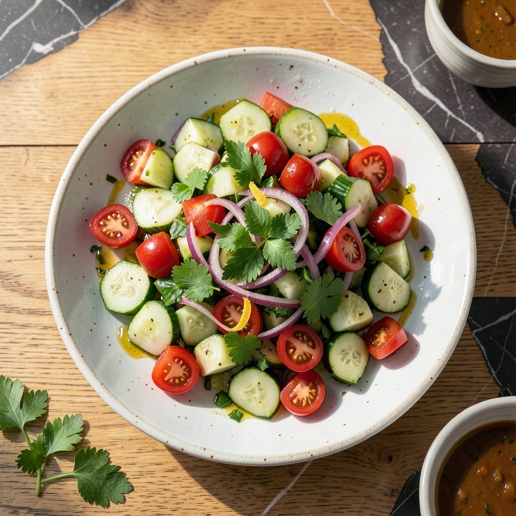 Israeli Salad Recipe Ottolenghi: Bright Mediterranean Zing in Minutes