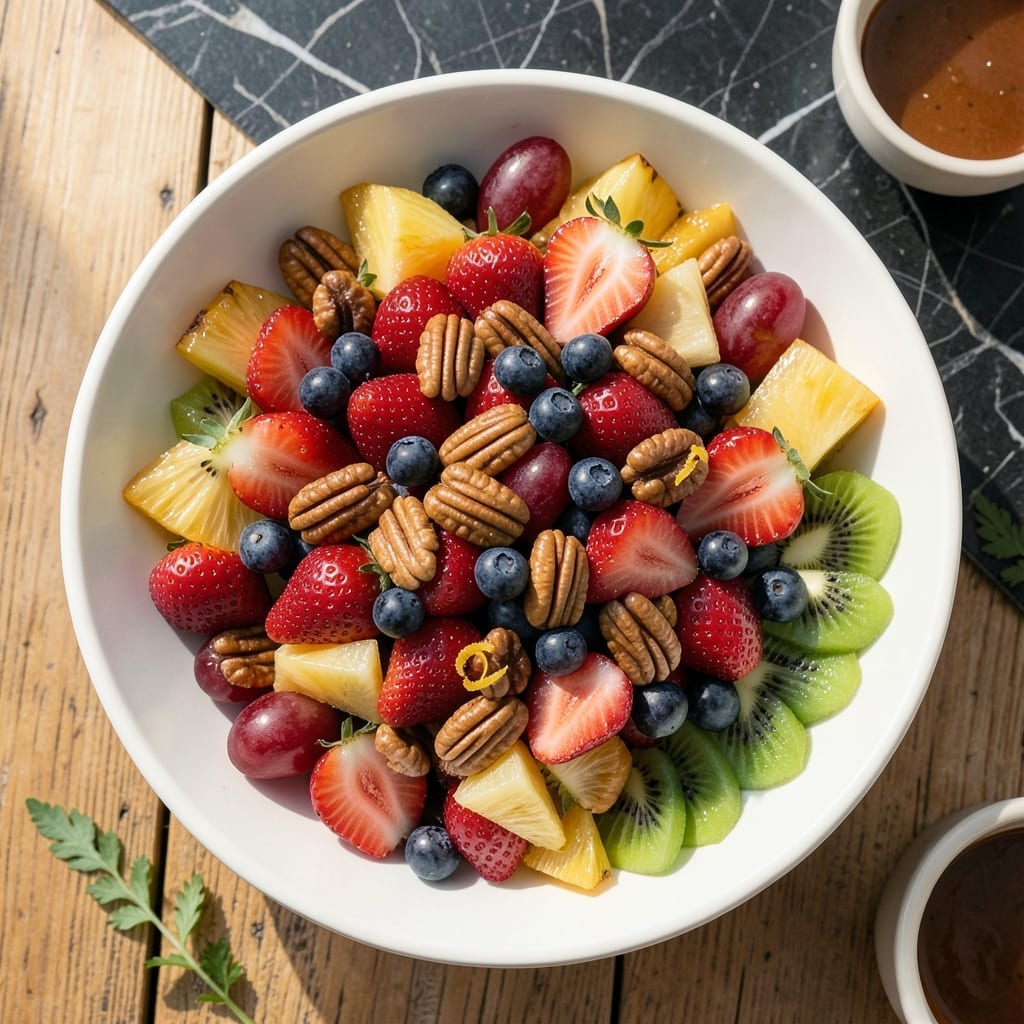 Fruit Salad Recipe With Pecans: Sweet Crunch and Citrus Burst