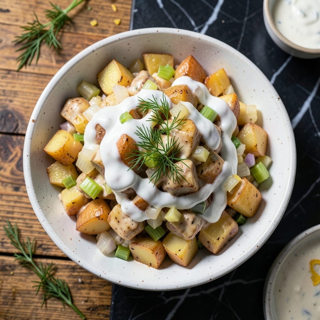 Classic Potato Salad Recipe With Sour Cream
