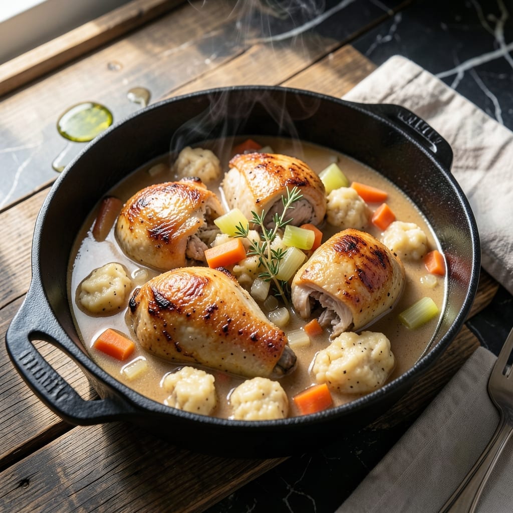Old Fashioned Chicken and Dumplings Recipe From Scratch: Homemade Comfort in a Bowl