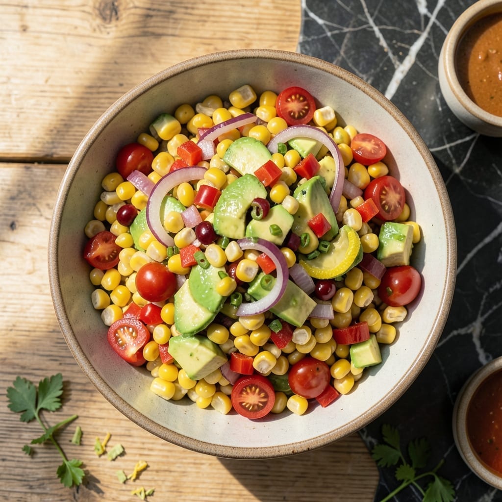 Cold Corn Salad Recipe Mexican: Crunchy Fiesta in a Bowl
