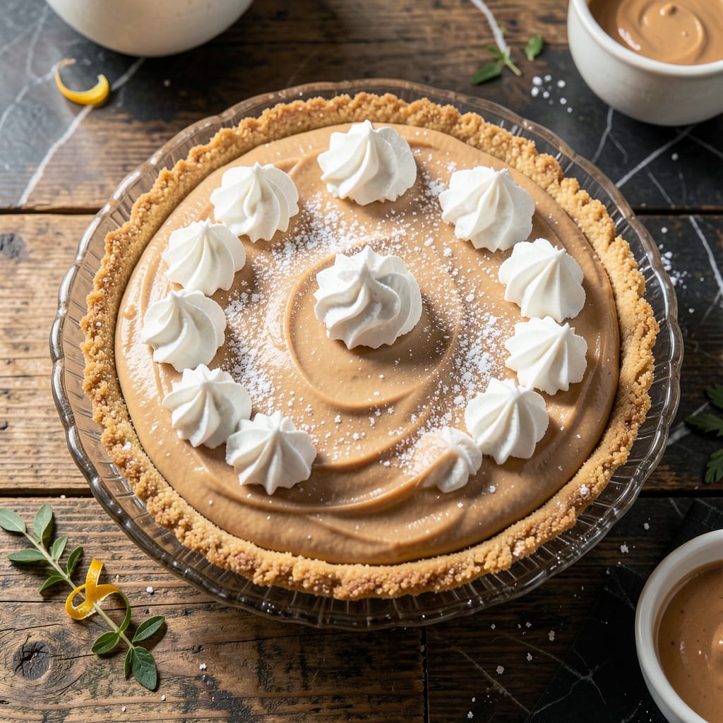 Visual representation of Eagle Brand Peanut Butter Pie Recipe: No Bake Creamy Indulgence