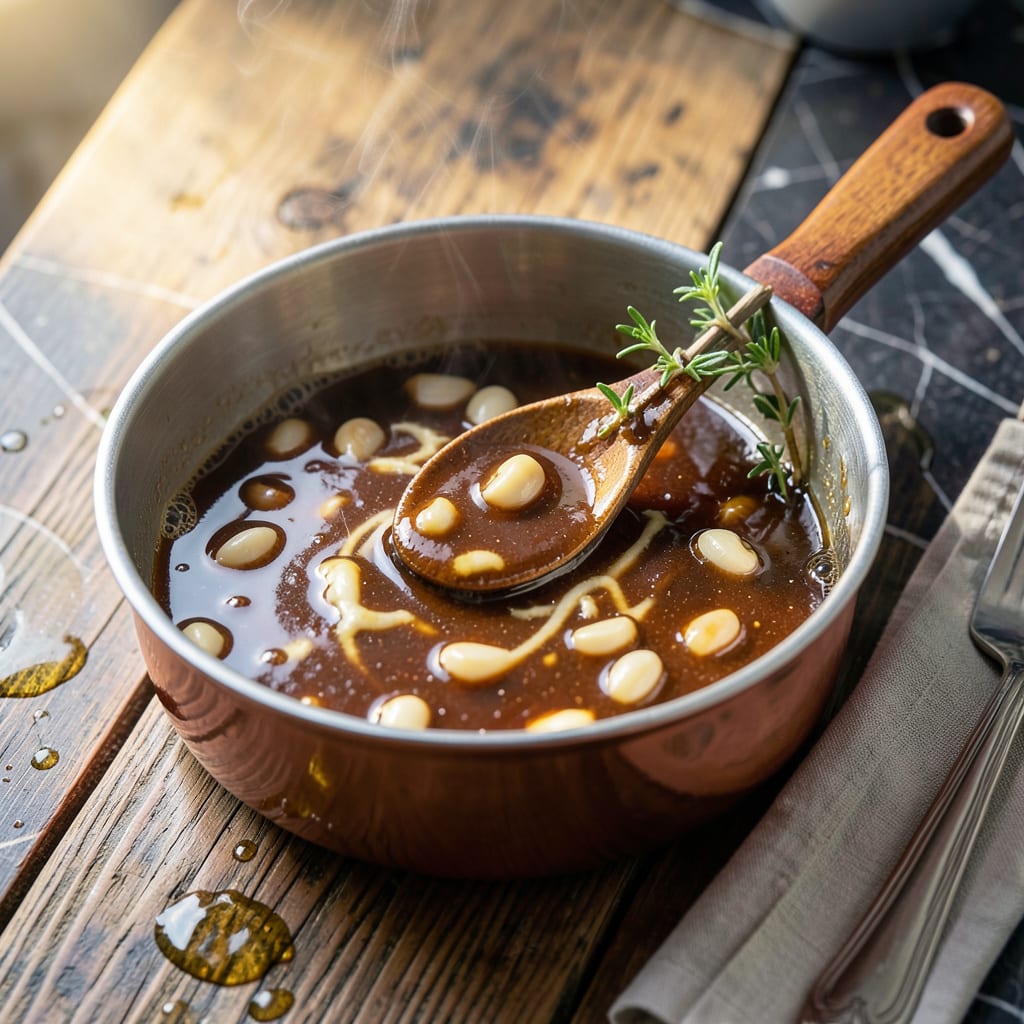 Easy Bourbon Glaze Recipe: Sweet and Smoky Drizzle for Meats detailed visual guide
