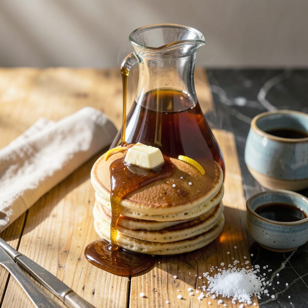 Comprehensive easy pancake syrup recipe visual reference