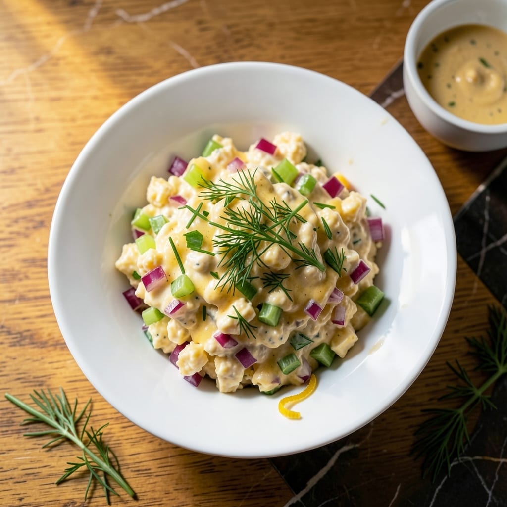 Classic Egg Salad Recipe With Mayonnaise: Bright Herb-Infused Creaminess Classic Egg Salad Recipe With Mayonnaise: Bright Herb-Infused Creaminess