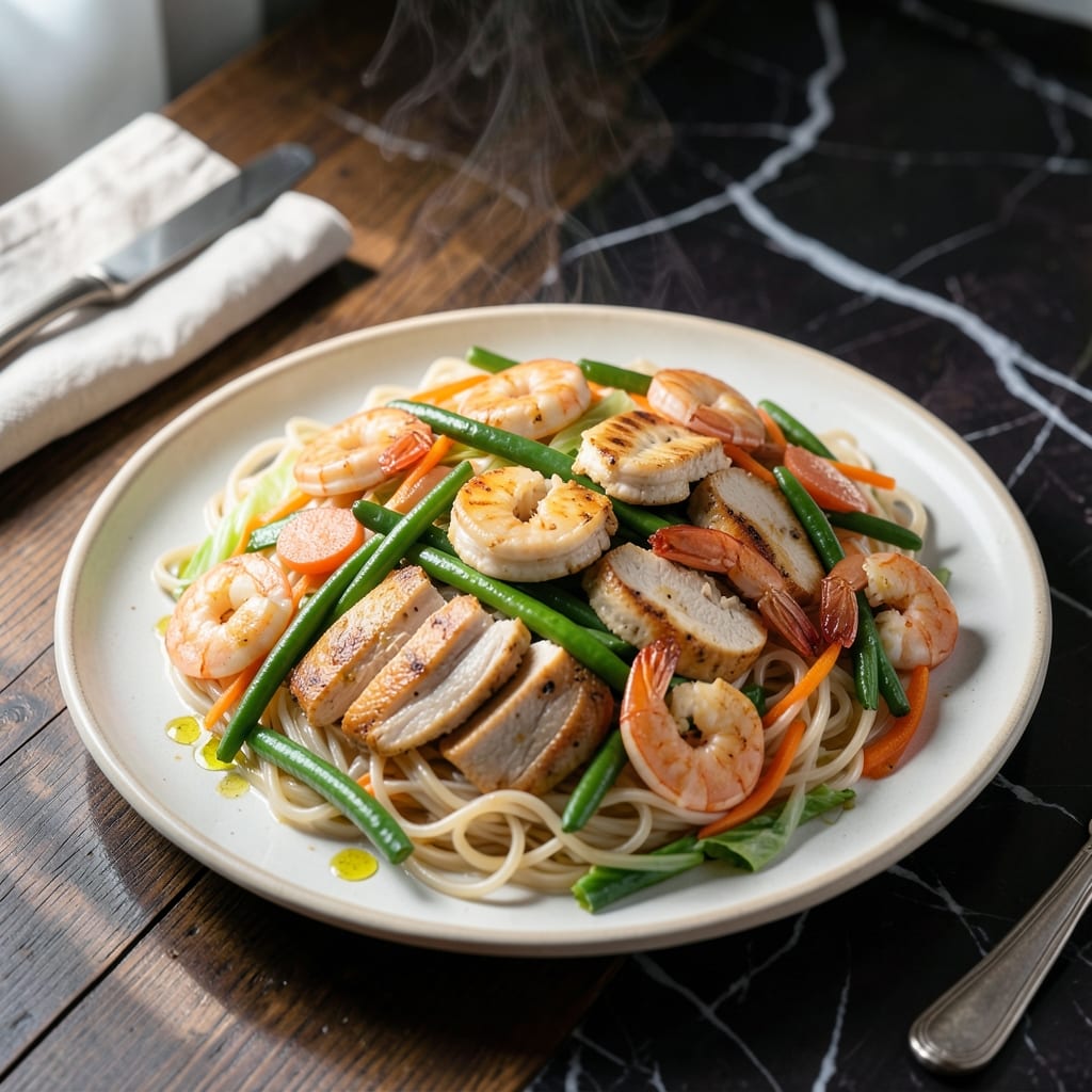 Pancit Recipe With Rice Noodles: Authentic Filipino Stir-Fry With Crunchy Veggies