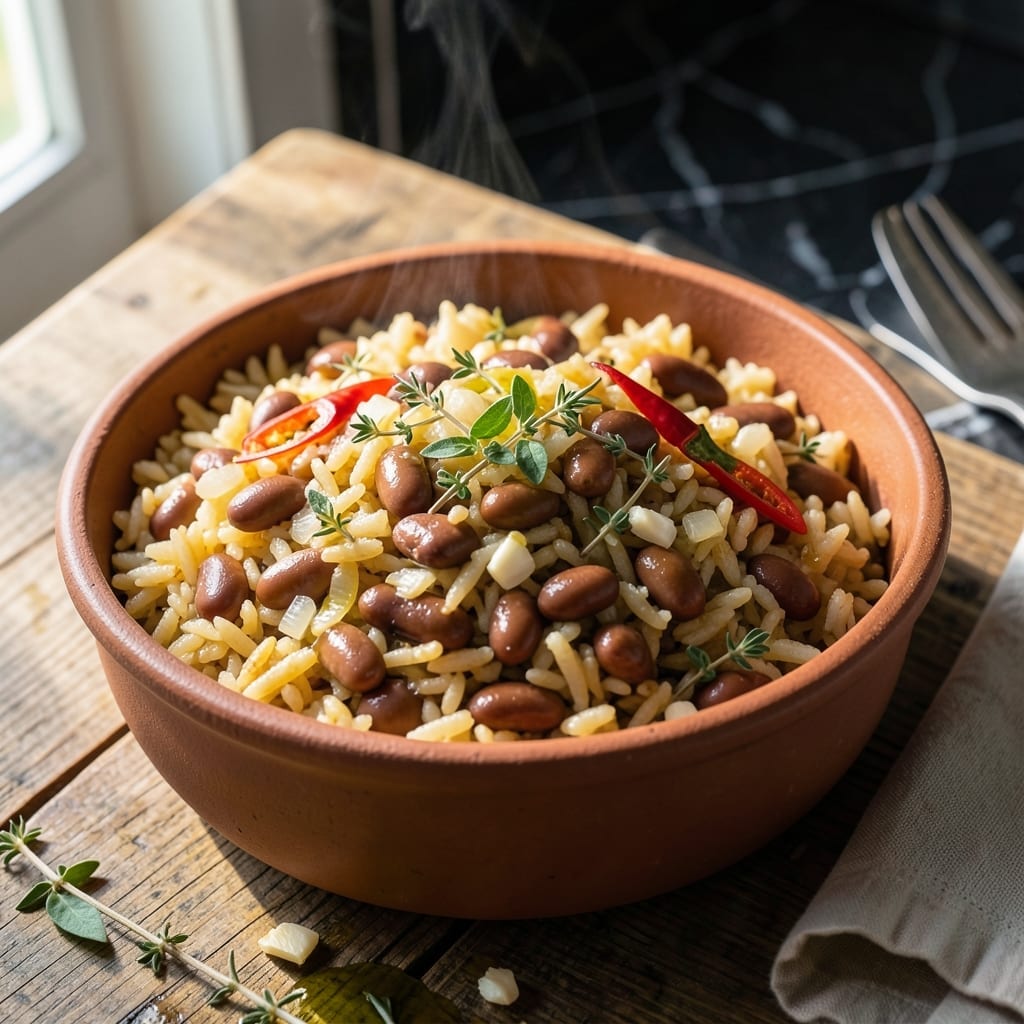 Jamaican Rice and Peas Recipe With Canned Beans: Island Spice in One Pot