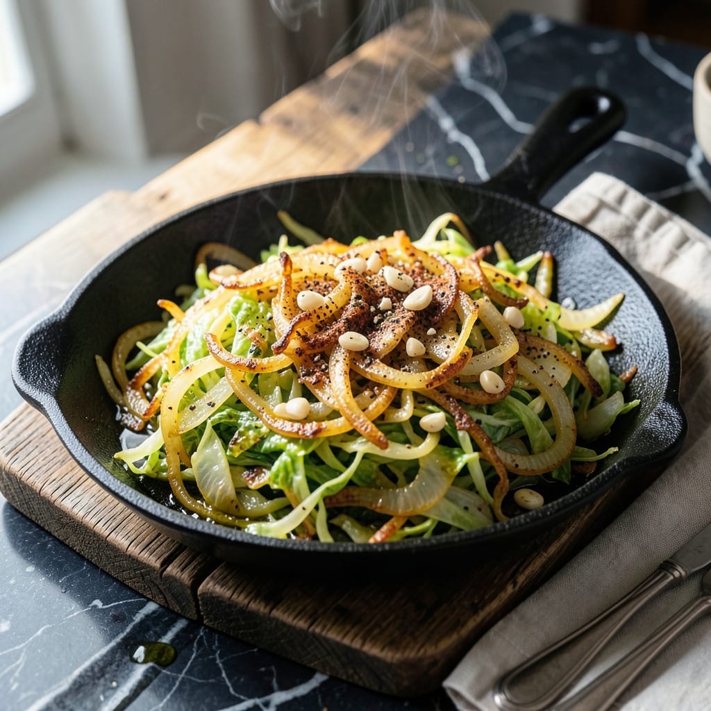 Fried Cabbage Recipe No Meat: Southern-Style Skillet with Crispy Edges