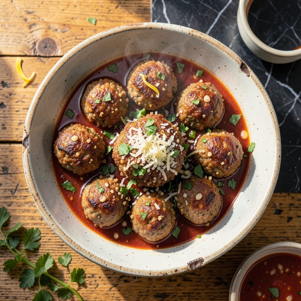 Italian Beef Meatball Recipe Baked: Oven-Crisped Juiciness Without the Fry Italian Beef Meatball Recipe Baked: Oven-Crisped Juiciness Without the Fry