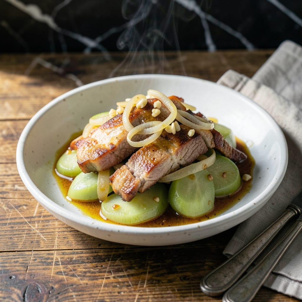 Ginisang Upo Recipe With Pork: Savory Filipino Stir-Fry with Tender Squash