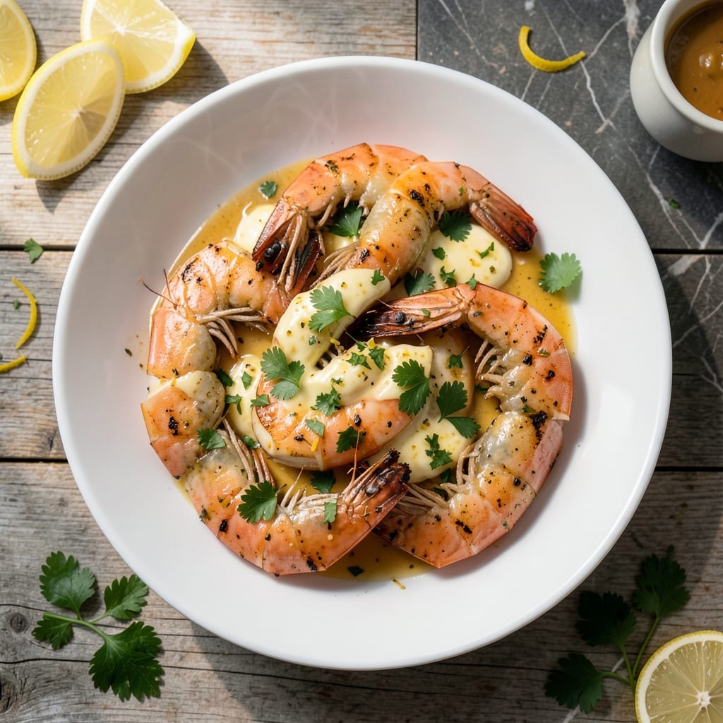 Grilled Shrimp Recipe Ideas: Lemon Garlic Butter Basted to Perfection