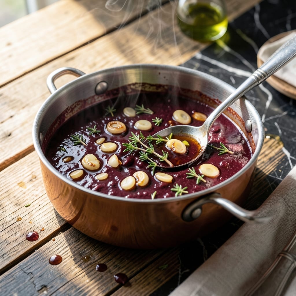 Lamb Jus Recipe Red Wine: Rich Reduction for Gourmet Finishing