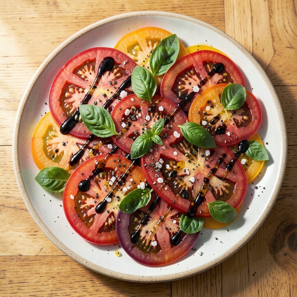 Tomato Salad Recipe With Balsamic Vinegar: Bright Italian Garden Freshness
