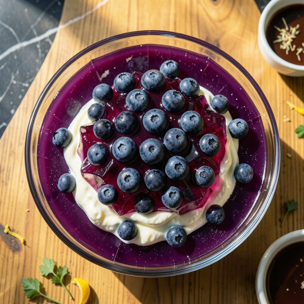 Blueberry Salad Recipe With Grape Jello: Retro Potluck Favorite With Fruity Wiggle