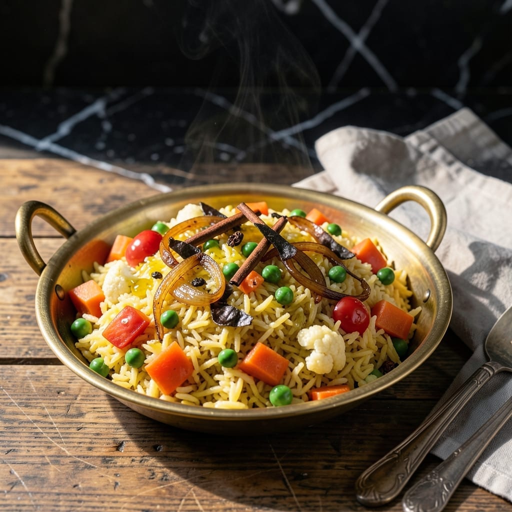 Veg Pulao Recipe Andhra Style: Aromatic Spice-Infused Rice Pilaf