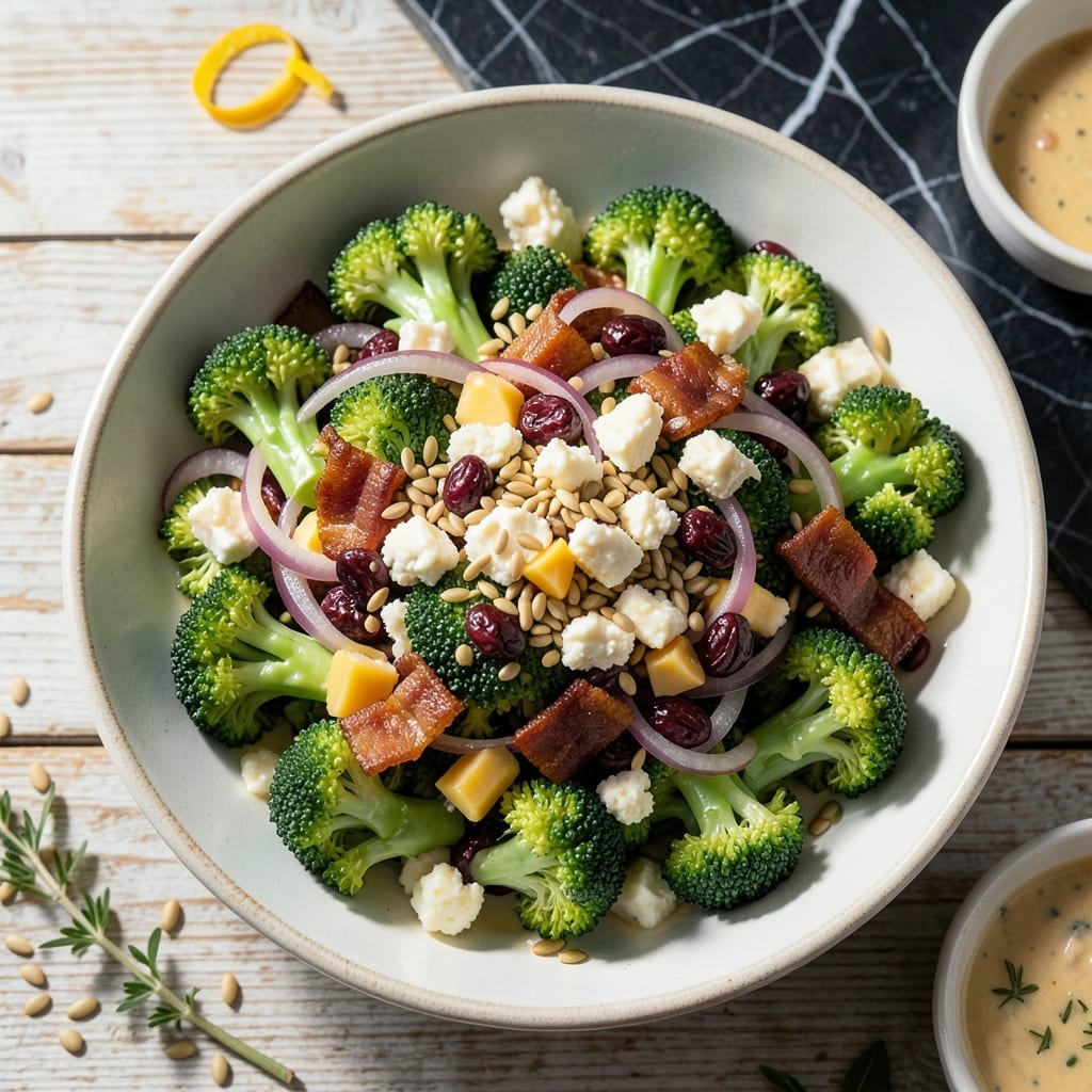 Best Broccoli Salad Recipe Ever: Crunchy Sweetness With Bacon and Cheese