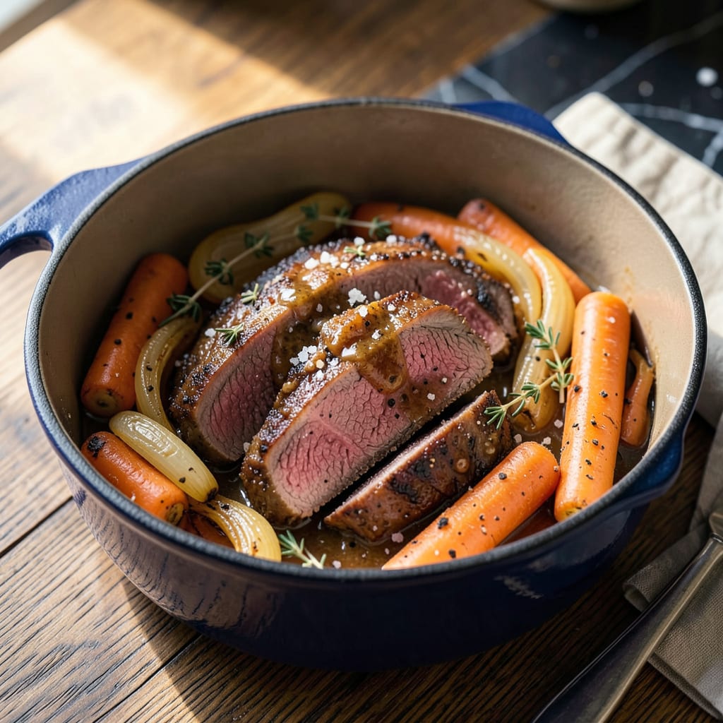 Elk Backstrap Crockpot Recipe: Tender and Juicy Slow Cooked Perfection example with annotations