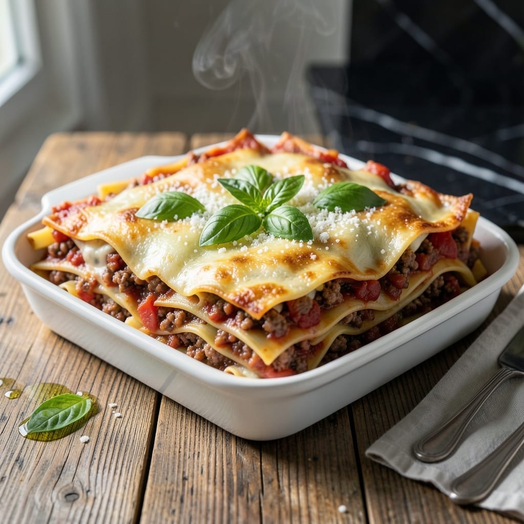 Lasagna Recipe Ready to Cook Noodles: Layered Cheese and Sauce in Minutes