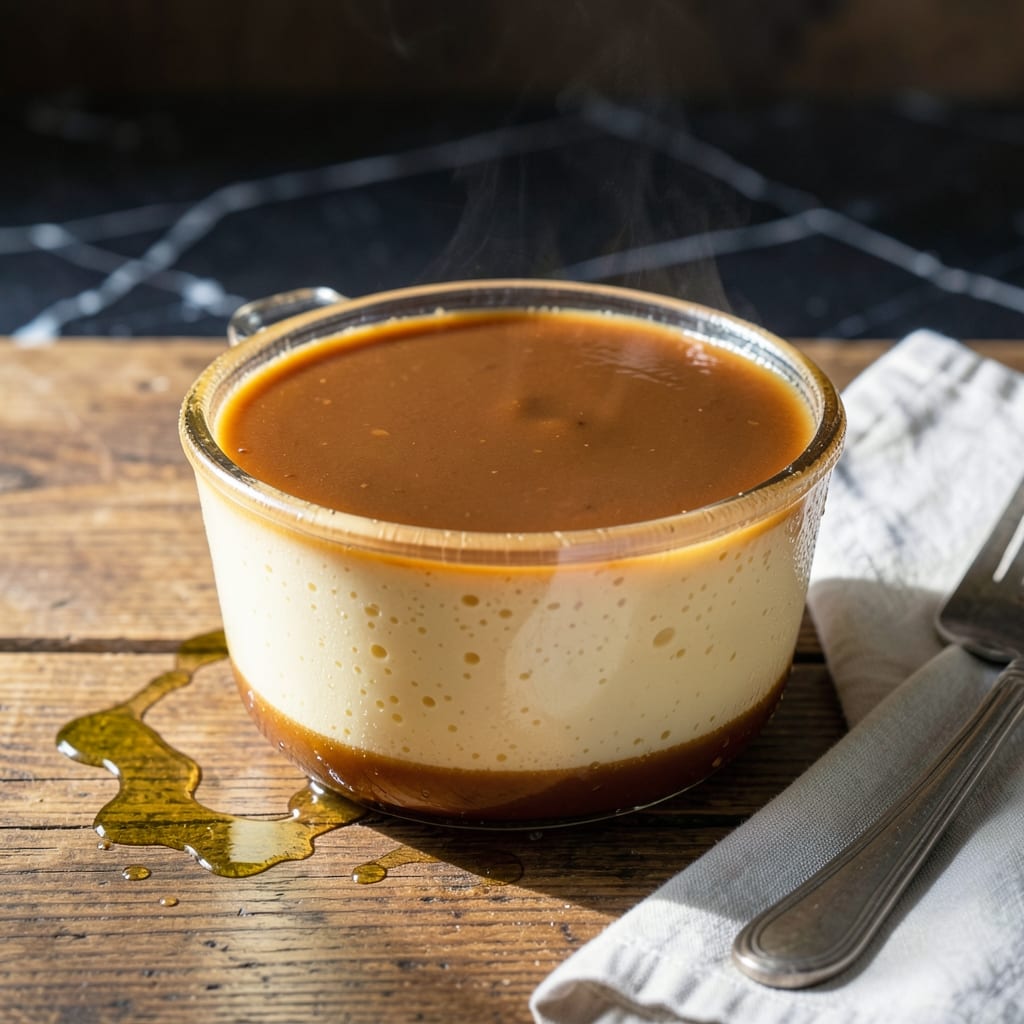 Flan Recipe Without Oven: Stovetop Custard with Silky Caramel