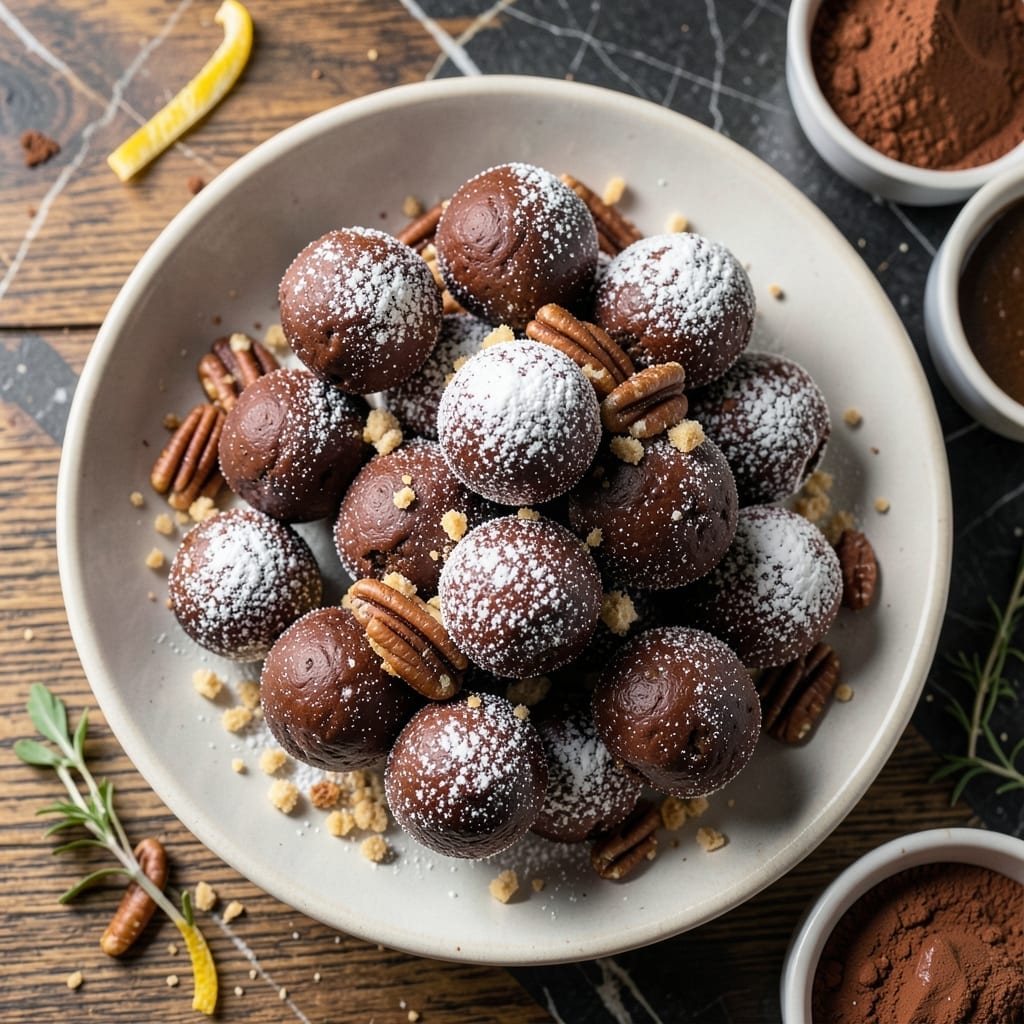 Rum Balls Recipe Without Corn Syrup: Fudgy No-Bake Holiday Treats