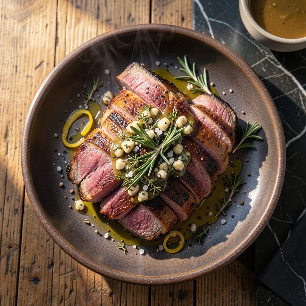 Flat Iron Roast Recipe Oven: Tender Slices With Garlic Herb Crust