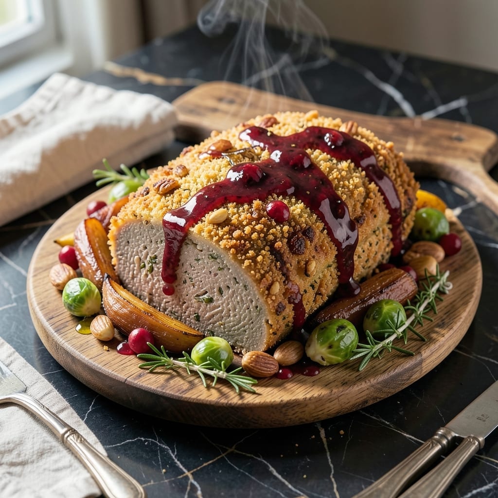 Nut Roast Recipe Vegetarian Christmas: Festive Herb-Infused Centerpiece