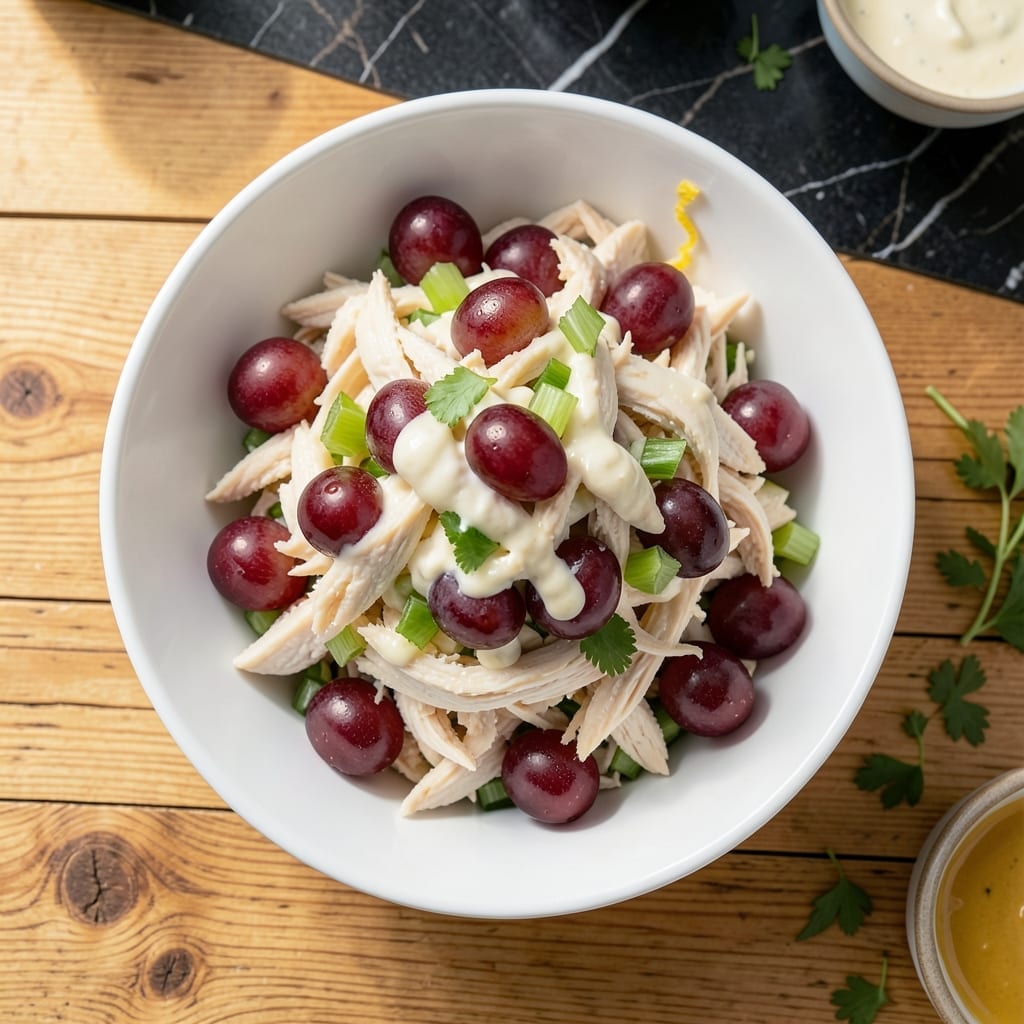 Basic Chicken Salad Recipe With Grapes: Sweet and Creamy Picnic Staple Basic Chicken Salad Recipe With Grapes: Sweet and Creamy Picnic Staple
