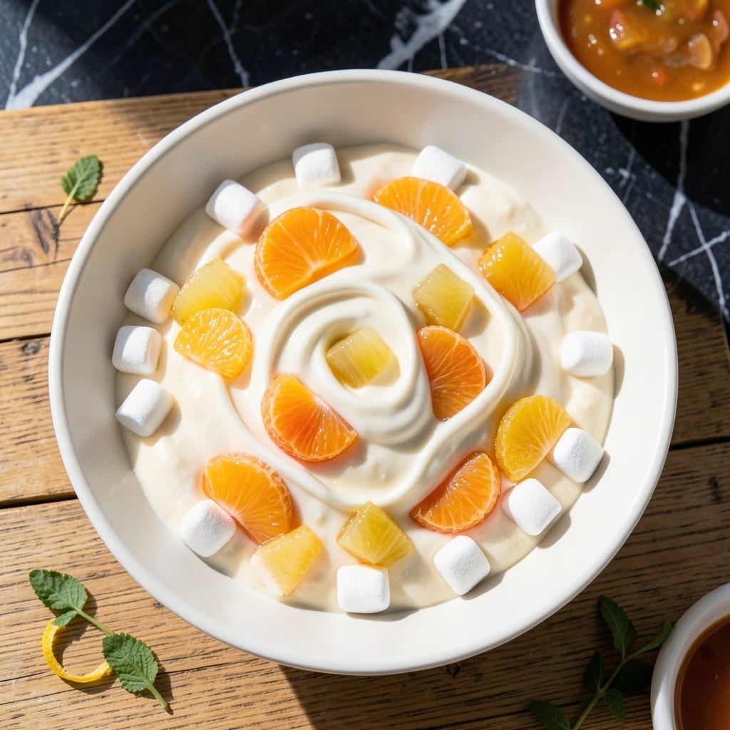 Ambrosia Salad Recipe With Vanilla Pudding: Retro Creamy Fruit Delight