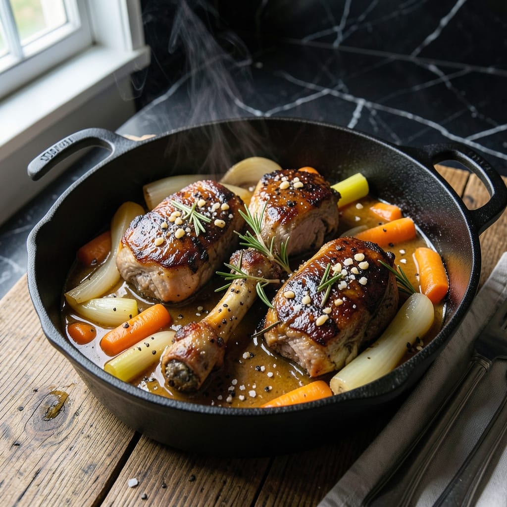 Lamb Shank Recipe Without Wine: Slow-Braised Herb-Infused Succulence Lamb Shank Recipe Without Wine: Slow-Braised Herb-Infused Succulence