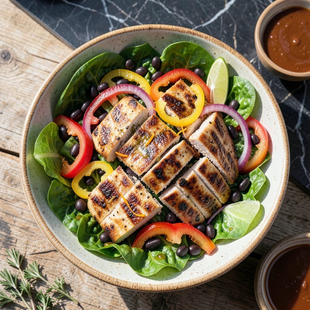 Chicken Fajita Salad Recipe With Black Beans