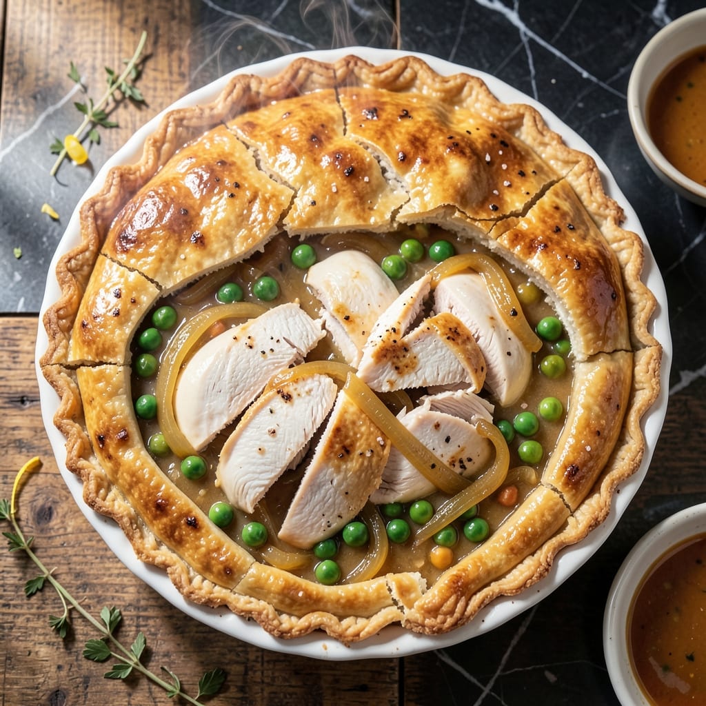 Old Fashioned Chicken Pot Pie Recipe From Scratch: Flaky Crust With Homemade Filling Old Fashioned Chicken Pot Pie Recipe From Scratch: Flaky Crust With Homemade Filling