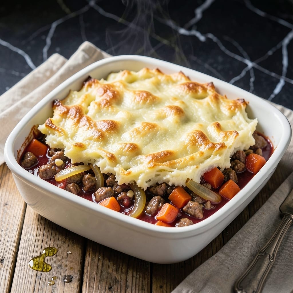 Google Recipe for Shepherd's Pie: Traditional Layers of Savory Beef and Fluffy Mash