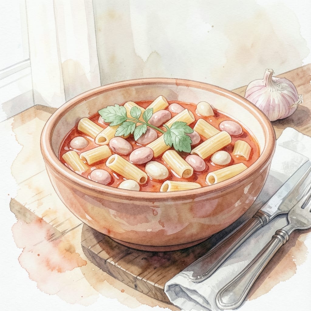Pasta and Beans Recipe Vegetarian: Rustic Tuscan Flavor in One Pot