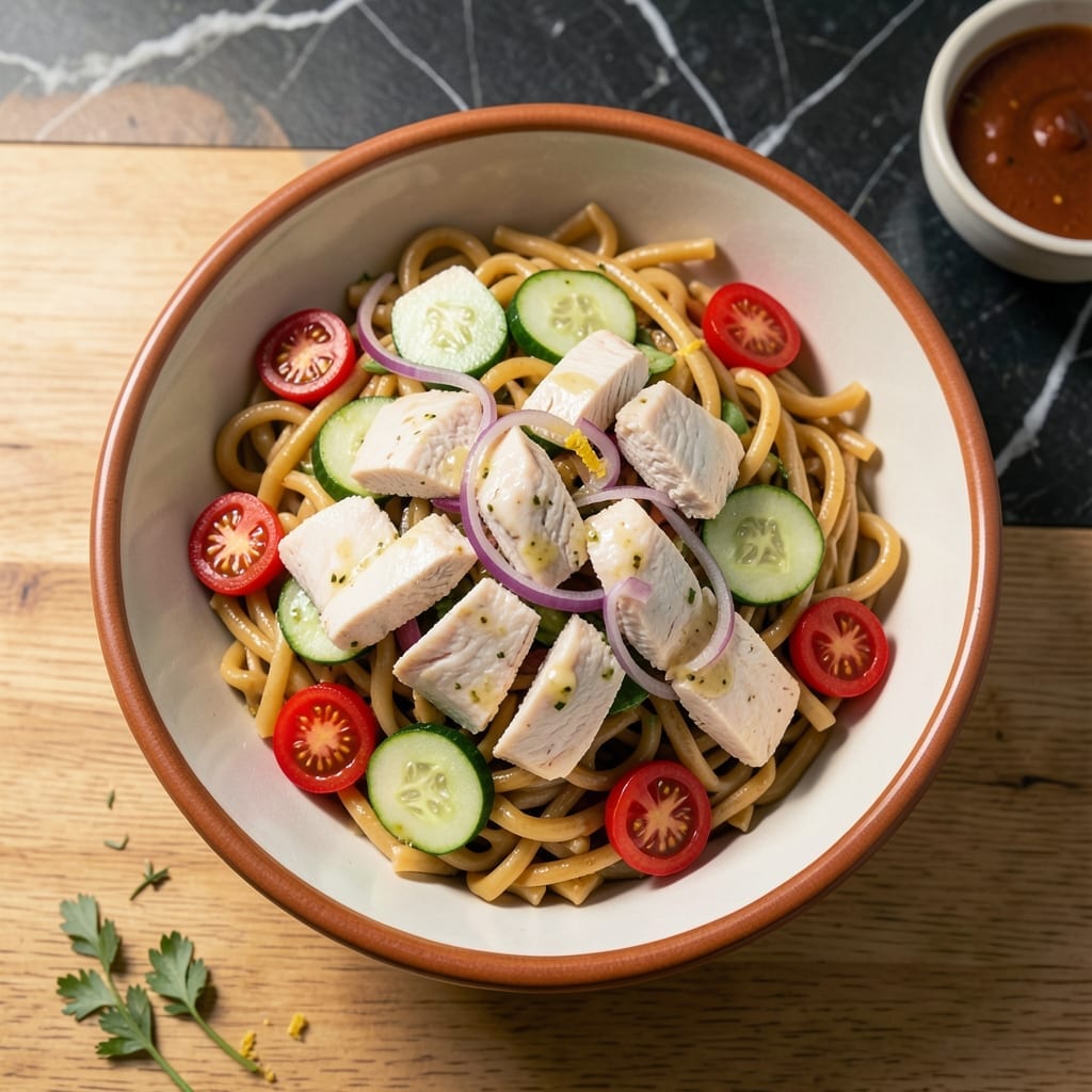 Chicken Pasta Salad Recipe Healthy: Zesty Lemon-Herb Lightness Without Mayo Chicken Pasta Salad Recipe Healthy: Zesty Lemon-Herb Lightness Without Mayo
