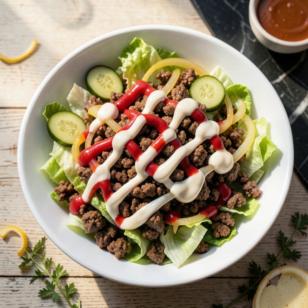 Big Mac Salad Recipe WW: Deconstructed Fast Food Flavor Without the Guilt