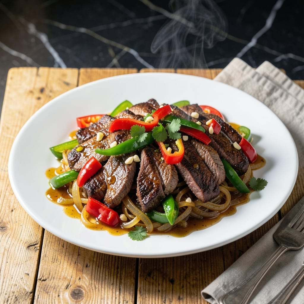 Pepper Steak Recipe Puerto Rican Style: Island Spice With Tender Beef Strips Pepper Steak Recipe Puerto Rican Style: Island Spice With Tender Beef Strips